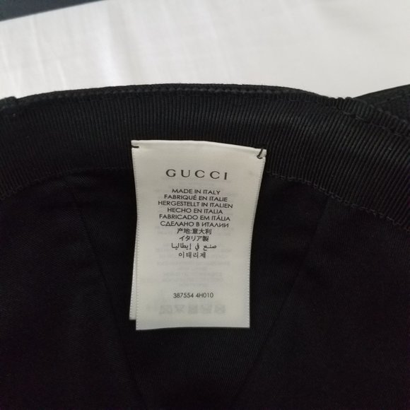 Gucci Black Unisex Baseball Cap - New main image 16